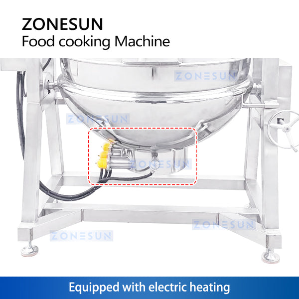 Electric cooking tank