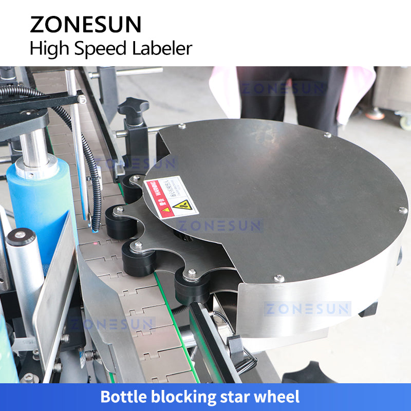 ZONESUN ZS-TB700 High Speed Wrap Around Labeling Machine Round Bottle Labeler