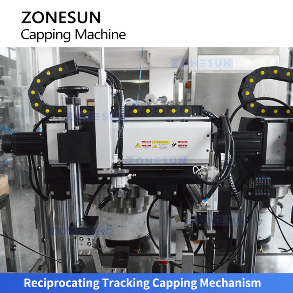 ZONESUN ZS-VTXG2 Dual-Head Servo Tracking Capping Machine