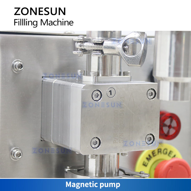 ZONESUN ZS-YTMP45L2 Double Head Bucket Liquid Filling Machine