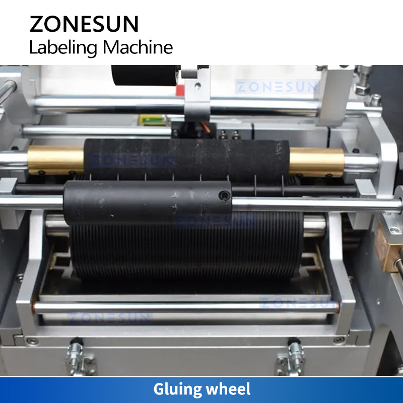 ZONESUN ZS-JTB10 Semi-automatic Wet Glue Round Labeler