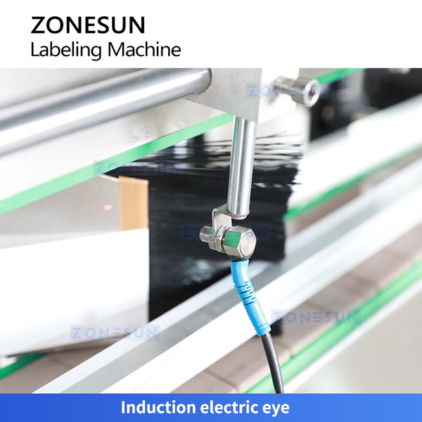 ZONESUN Glue Bottle Flat Labeling Machine