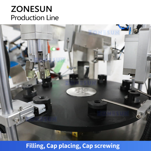 ZONESUN ZS-FAL180V6 Automatic Glass Test Tube Filling Monoblock Equipment