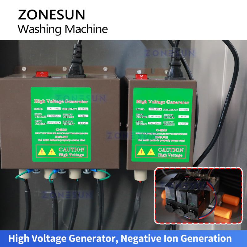 ZONESUN Anion Rinsing Machine
