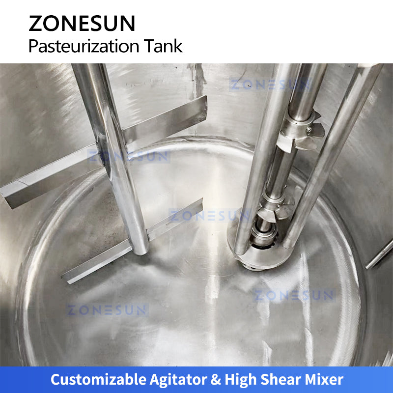 ZONESUN ZS-PRT100L Pasteurization Tank Heater Cooler Equipment