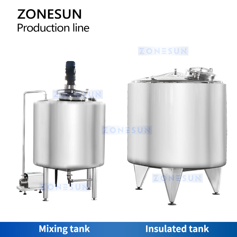 mixing tank insulated tank