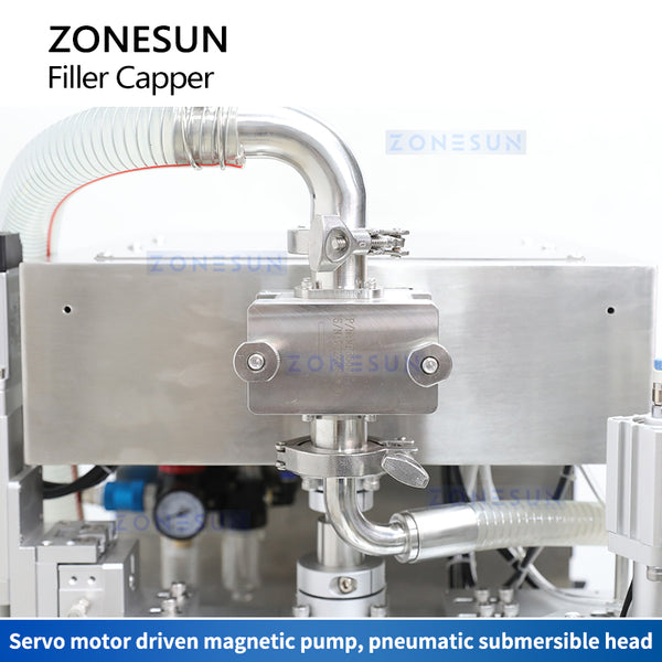 ZONESUN ZS-SVFC1 Rotary Spout Pouch Filler Servo Motor Filling Sealing Machine