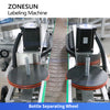 Double corner labeler