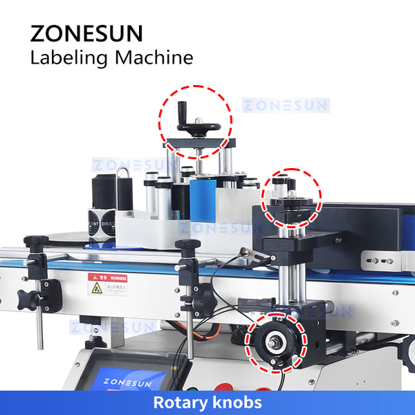 ZONESUN ZS-TB150RP Desktop Round Bottle Label Applicator