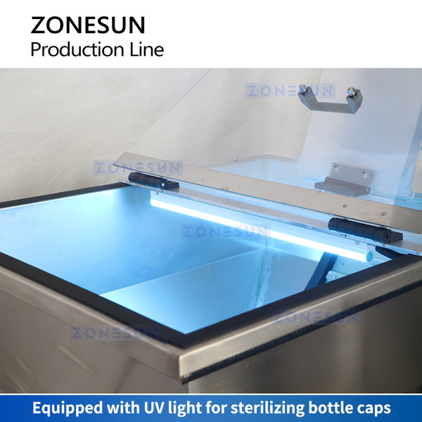 ZONESUN ZS-FAL180F5 Corrosive Liquid Packaging line For Gallon Bottle