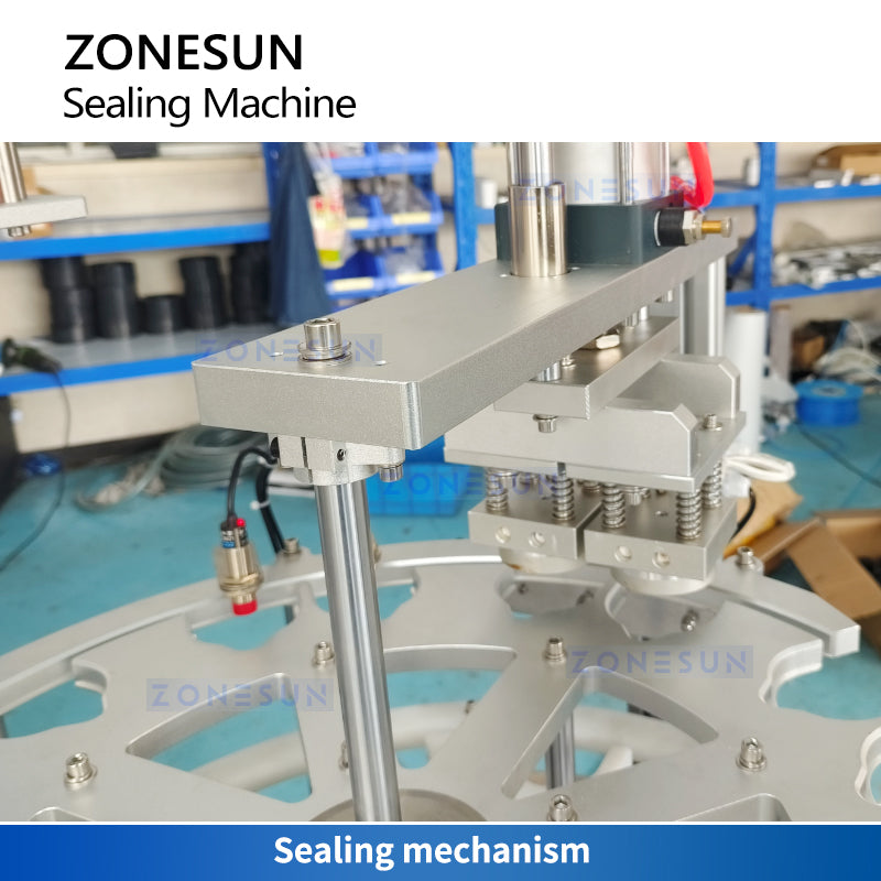 ZONESUN ZS-YFM1 Potato Chips Can Sealing Machine Positioning Sealer