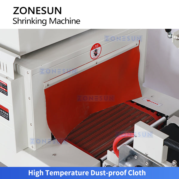 ZONESUN ZS-BSP4522 Automatic PVC POF Film Heat Shrink Tunnel Shrinking Wrapping Machine