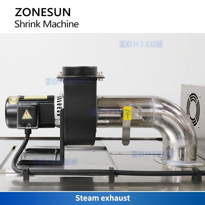 ZONESUN ZS-ZQ15 Automatic Steam Shrinking Sleeve Wrapping Machine