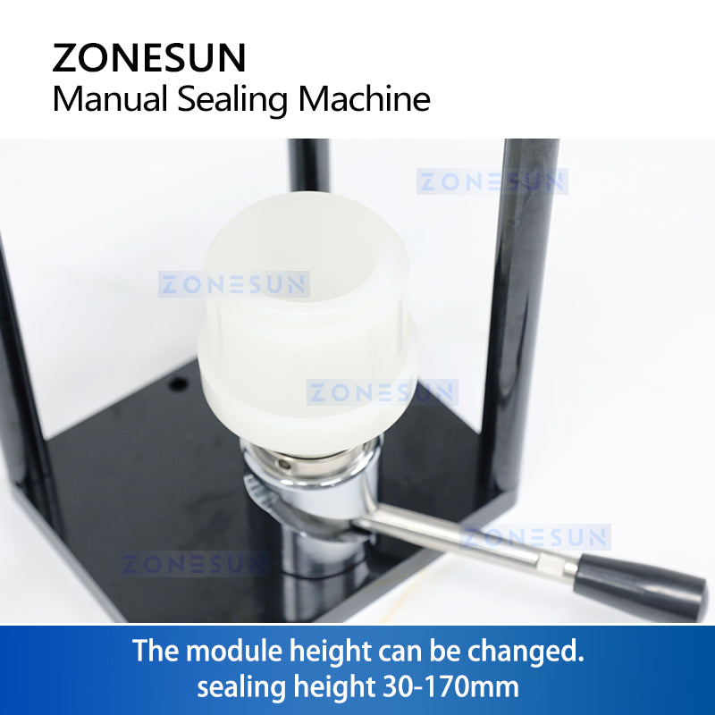 ZONESUN ZS-FJG100 Manual Can Seamer Bottle Sealing Machine