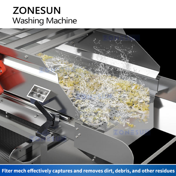 ZONESUN ZS-VW1500 Vegetable Washing Machine Fruit Cleaner