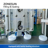 ZONESUN ZS-AFC5 2 Heads Automatic Small Scale Ampoule Bottle Filling and Sealing Machine