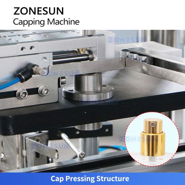 ZONESUN ZS-DTYG11U Perfume Crimper Lids/Cap Capping Machine