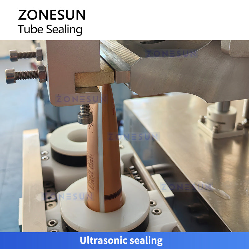 ZONESUN ZS-TFS6 Linear Ultrasonic Tube Paste Filling and Sealing Machine