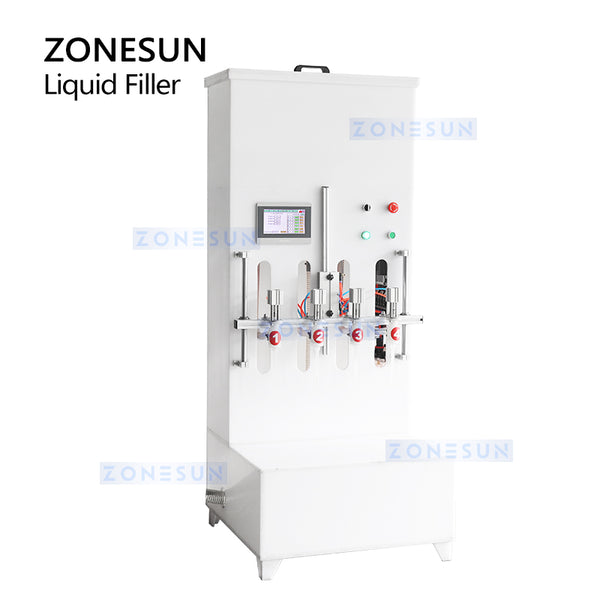 ZONESUN ZS-YTCR4 Semi-automatic Corrosive Liquid Filling Machine