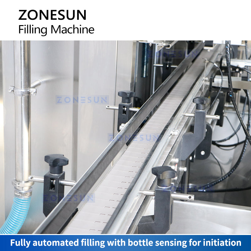 ZONESUN ZS-YTEX1 Automatic Explosion Proof 6 Nozzles Liquid Gravity Filling Machine