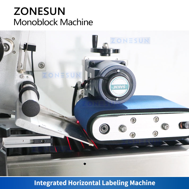 zonesun monoblock machine with labeling