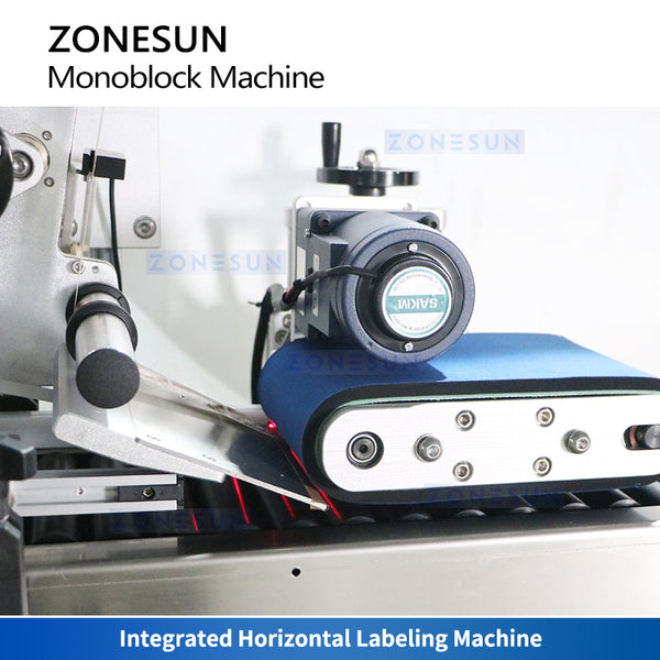 zonesun monoblock machine with labeling