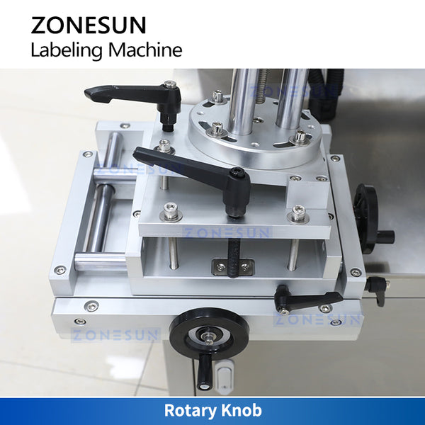 ZONESUN ZS-TB822R Automatic Round Bottle Neck & Body Labeling Machine