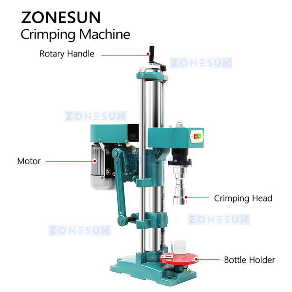 ZONESUN ZS-XG60B Crown Capper Beer Capping Machine