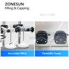 ZONESUN ZS-AFC17 Automatic 2 Nozzles Liquid Peristaltic Pump Filling Capping Machine