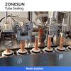 ZONESUN ZS-TFS6 Linear Ultrasonic Tube Paste Filling and Sealing Machine