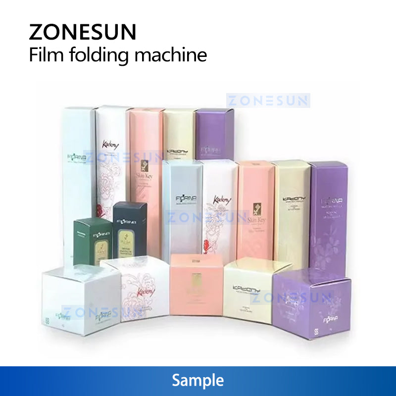 ZONESUN ZS-A3DP1 2-side Cellphane Box Wrapping Machine