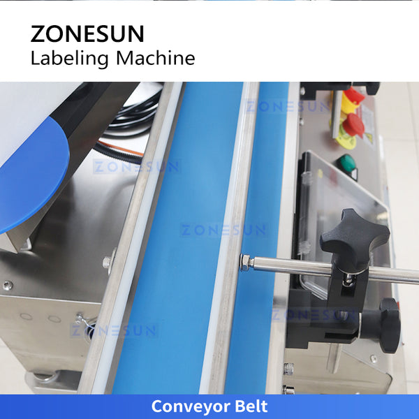 ZONESUN ZS-TB500R Round Bottle Label Applicator Desktop Labeling Machine