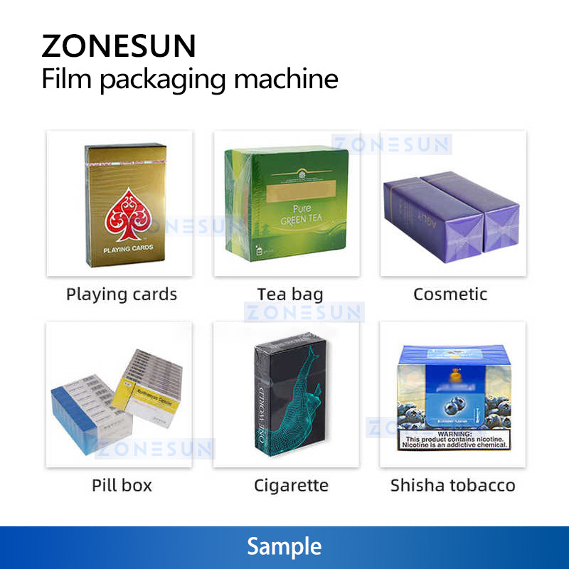 ZONESUN ZS-ACW1 Manual Cellophane Wrapping Machine Film Wrapper