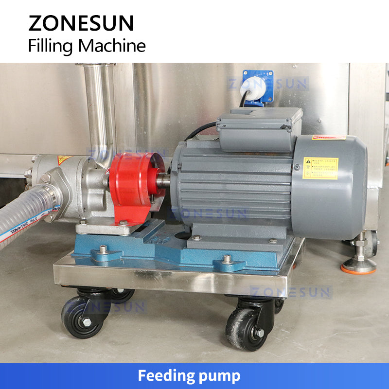 filling machine with feeding pump