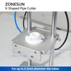 ZONESUN ZS-JG300V V-Shaped Cut Pipe Dip Tube V Cutter