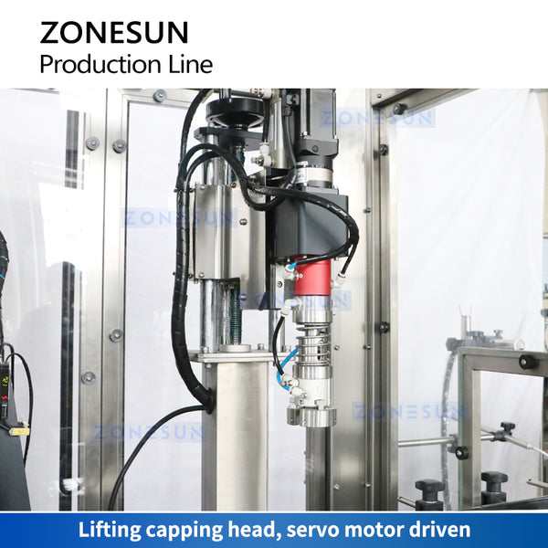 ZONESUN ZS-FAL180F5 Corrosive Liquid Packaging line For Gallon Bottle