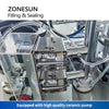 ZONESUN ZS-AFC5 2 Heads Automatic Small Scale Ampoule Bottle Filling and Sealing Machine