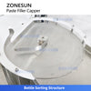 ZONESUN ZS-AFC44 Airless Pump Paste Cosmetic Cream Filling and Capping Machine