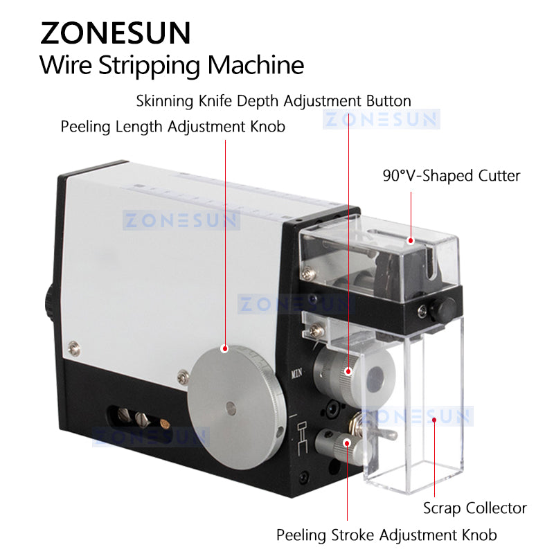 zonesun wire stripping machine