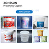 zonesun bucket lids pressing machine