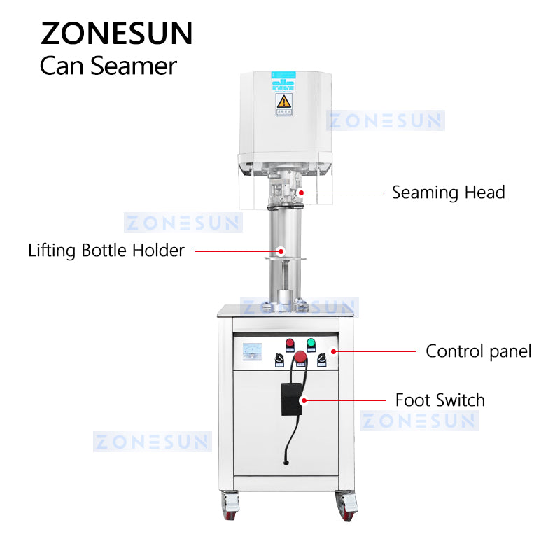 ZONESUN ZS-CS3 Can Seamer Can Sealing Machine