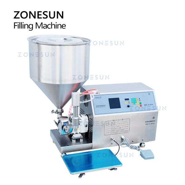  Rotor Pump Paste Filling and Weighing Machine