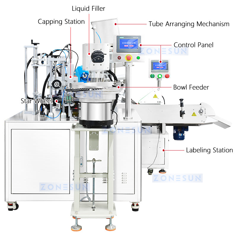 High-precision test tube filler