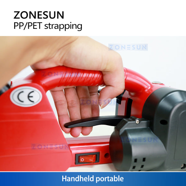 ZONESUN ZS-PSE16 Portable PP/PET Strip Belt Lithium Battery Power Strapping Machine