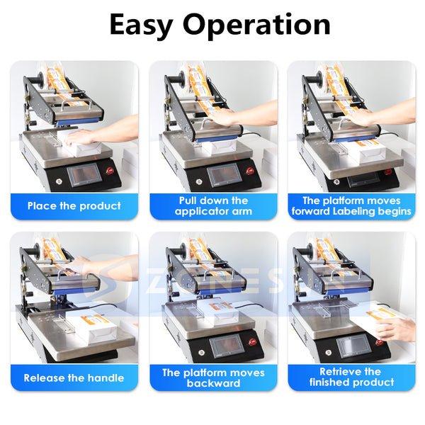 ZONESUN ZS-TB4 Manual Flat Surface Labeling Machine