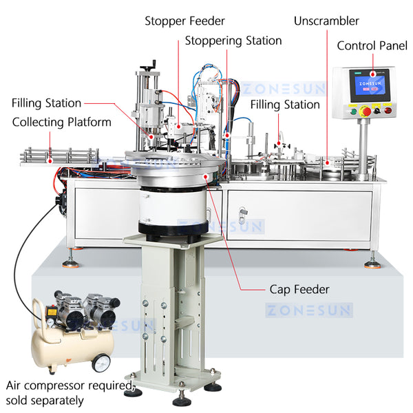 zonesun filling sealing  machine