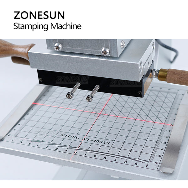 ZONESUN WT-90XTS Manual Hot Foil Stamping Machine With Infrared Locator