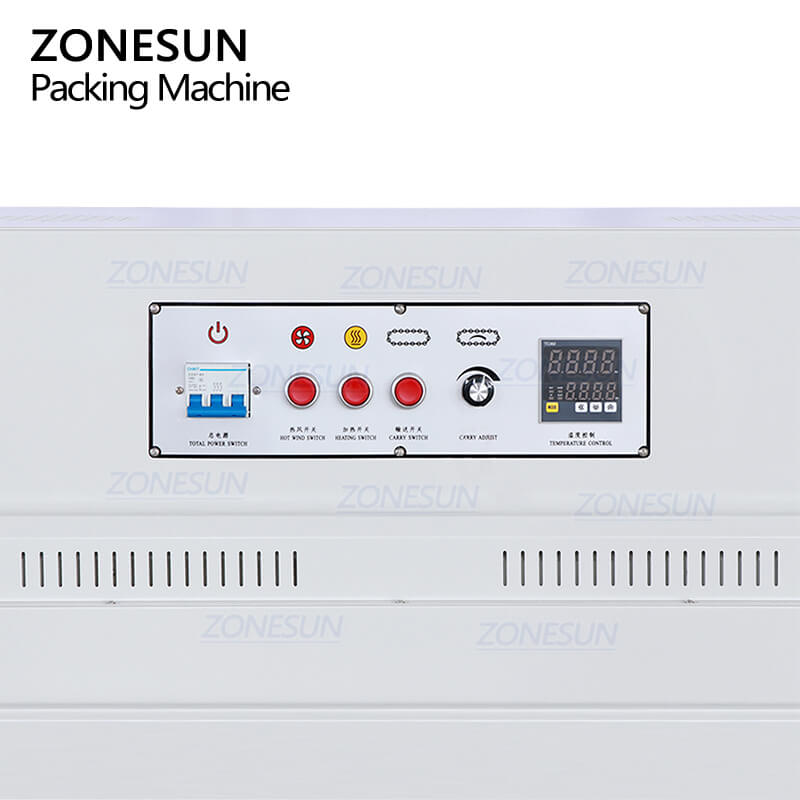 ZONESUN ZS-BSP4522 Automatic PVC POF Film Heat Shrink Tunnel Shrinking Wrapping Machine