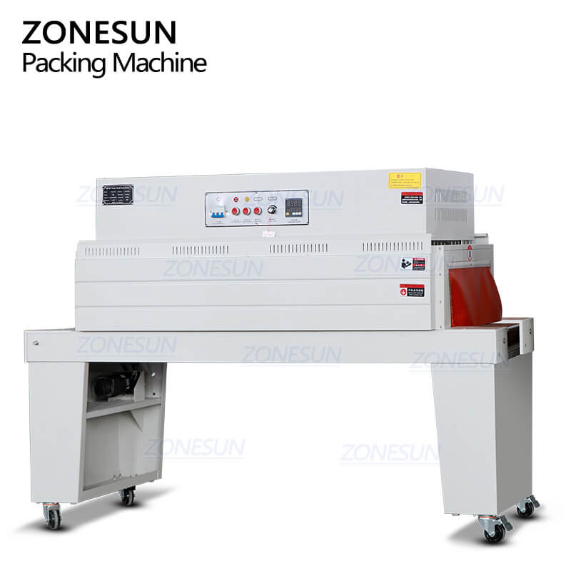 ZONESUN ZS-BSP4522 Automatic PVC POF Film Heat Shrink Tunnel Shrinking Wrapping Machine