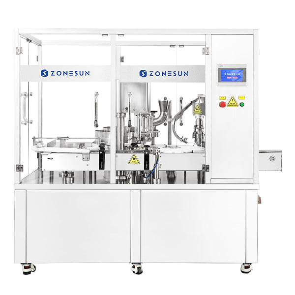 ZONESUN ZS-FJFC2 Automatic Powder Vial Filling and Stoppering Machine